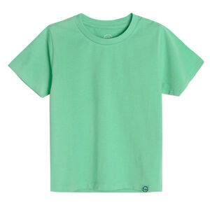Basic tričko s krátkým rukávem- zelené - 92 GREEN