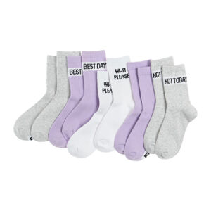 Vysoké ponožky 5 ks- více barev - 31_33 MIX