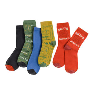 Vysoké ponožky 5 ks- více barev - 37_39 MIX