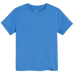 Basic tričko s krátkým rukávem- modré - 92 BLUE