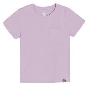 Basic tričko s krátkým rukávem- fialové - 92 LIGHT VIOLET