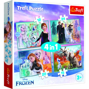 Puzzle Ledové království 4v1