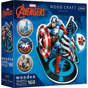 Dřevěné puzzle Marvel Heroes 160 dílků