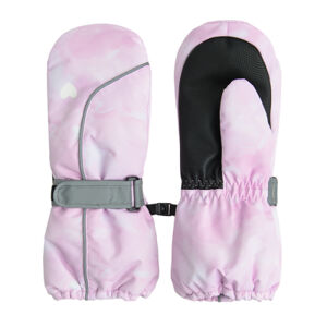 Lyžařské rukavice- růžové - 92_98 MIX