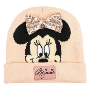 Pletená čepice s třpytivou mašlí Disney Minnie