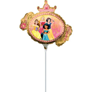 Foliový balónek na tyčce - tvar - Disney Princezny
