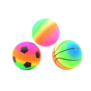 Duhový míč 20 cm - pětiúhelníky