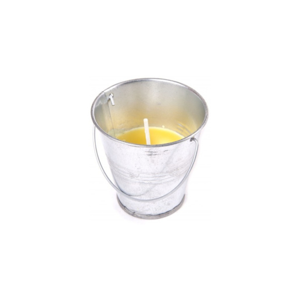 Aromatická svíčka v kyblíku