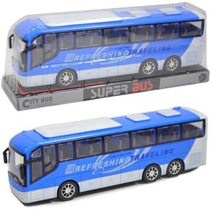 Autobus na setrvačník 32 cm - modrá