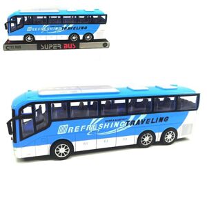 Autobus Superbus na setrvačník 34 cm - modrá