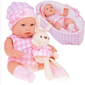 Panenka miminko s růžovým zajíčkem