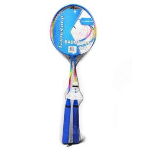 Badminton kovový modrý