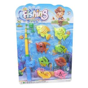 Dětská rybářská udice + 8 rybky