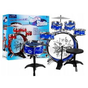 Dětské bicí nástroje Band - 6 dílné modré
