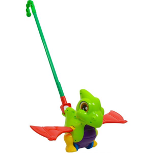 Dinosaurus - hračka na tlačení - zelená