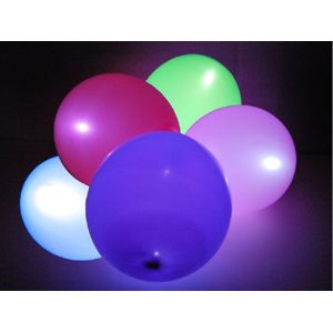 Barevné balóny s LED osvětlením - 5 ks
