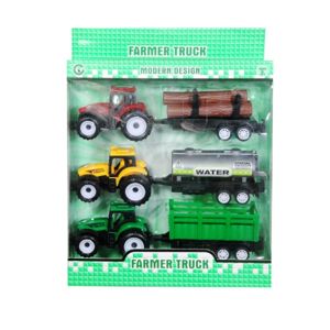 Farmářský set traktorů s vlečkami