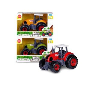 Farmářský traktor 10 cm - červená