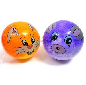 Gumový míč 17 cm - fialová
