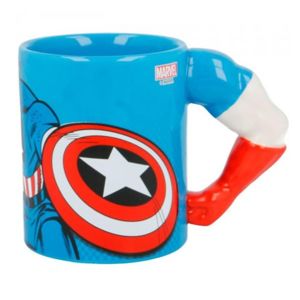 Hrnek Marvel Captain America Arm 3D
