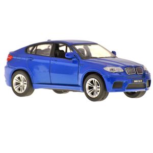 Kovové auto - BMW X6 - modrá