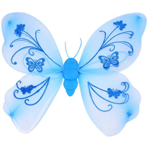 Křídla malého motýla modré