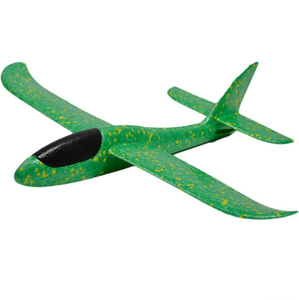Letadlo polystyrenové 49cm - zelená