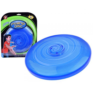 Létající svíticí talíř - LED frisbee - modrá