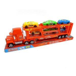 Mini kamion Manny Cars s auty - červená