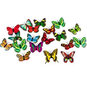 Motýl 3D na magnet - zelená