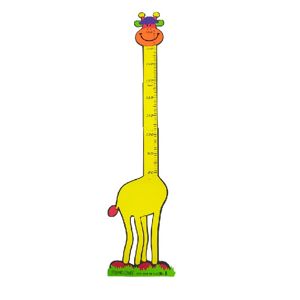 Nálepka na zeď - měřítko růstu žirafa - velbloud