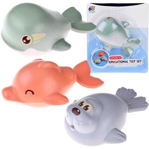 Natahovací hračka do vody delfín, velryba a tuleň - delfín