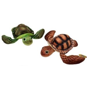 Plyšová mořská želva - hnědá