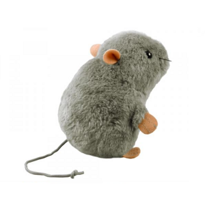 Plyšová šedá myška 13 cm