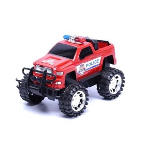 Policejní terénní auto Jeep - červená