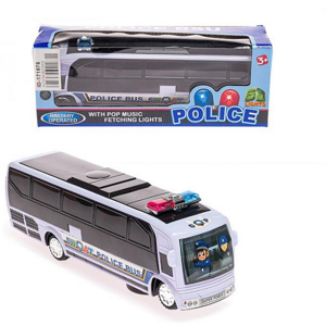 Policejní autobus se světlem a zvukem 27 cm