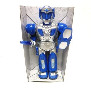 Robot na baterie Warriors - modrá
