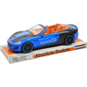 Sportovní auto 28 cm - modrá