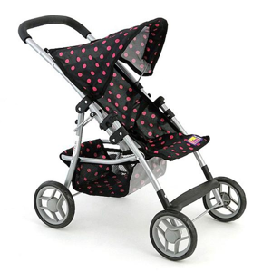 Športový kočík pre bábiky Baby Mix 9353-M1206 - růžová