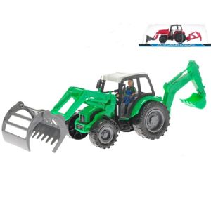 Traktor na setrvačník 28 cm - zelená