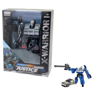 Transrobot Tyrant-Riding polície F - modrá