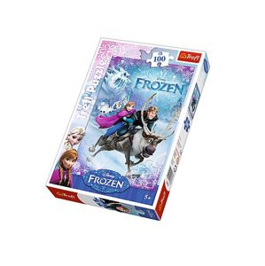 TREFL Puzzle Frozen ledové království 100 dílny - záchrana Anny