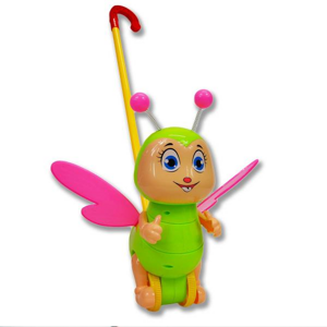 Včelka - hračka na tlačení - zelená