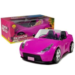Velký růžový kabriolet pro panenku Barbie