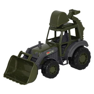 Vojenský traktor nakladač + bagr