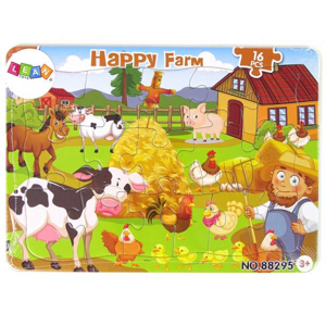 Vzdělávací puzzle Farma